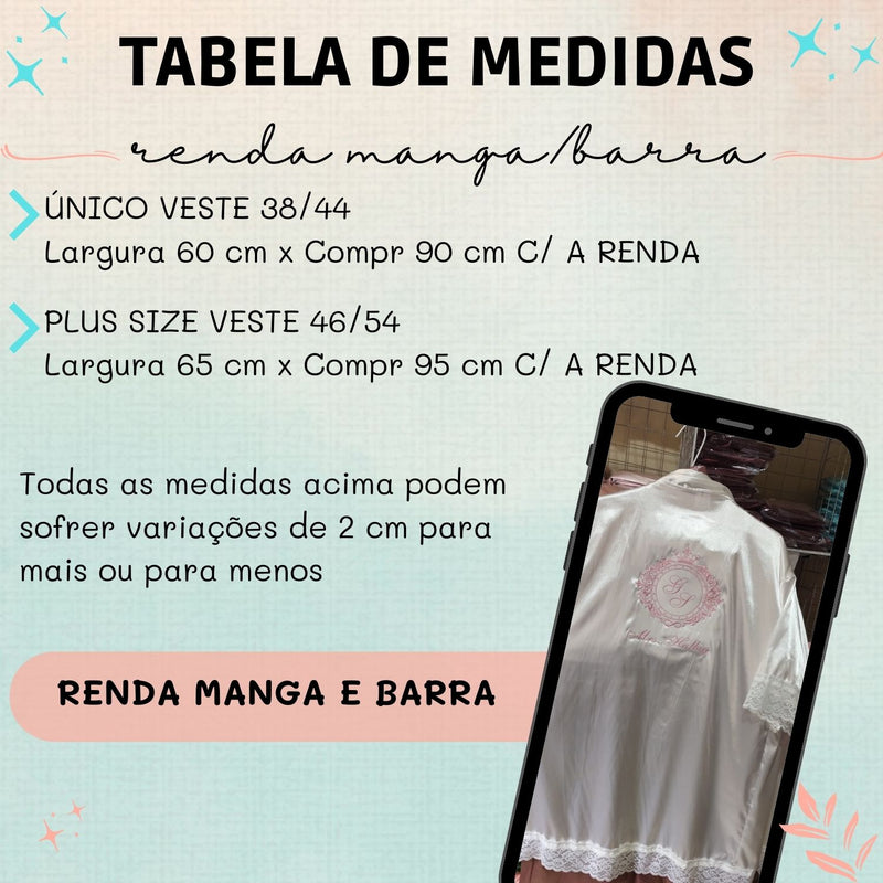 Robe Feminino com Renda