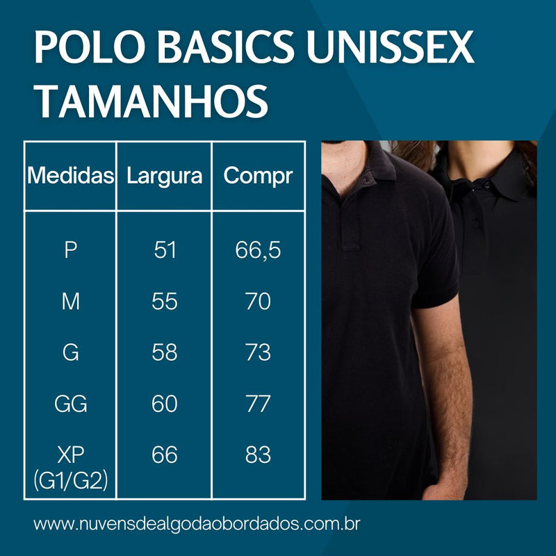 Camisa Polo Básica Unissex