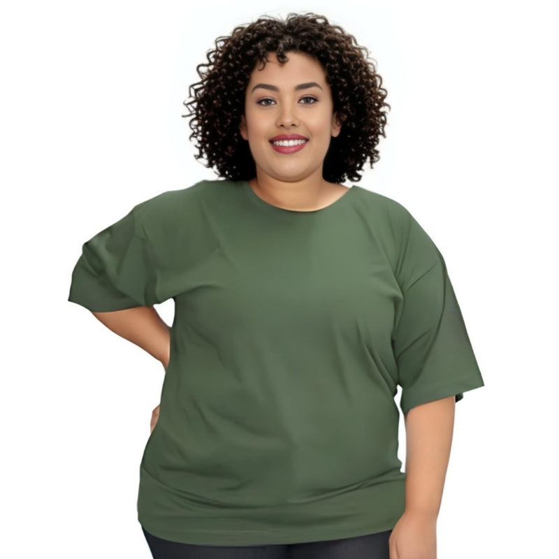 Camiseta Básica Plus Size T-Shirt Unissex